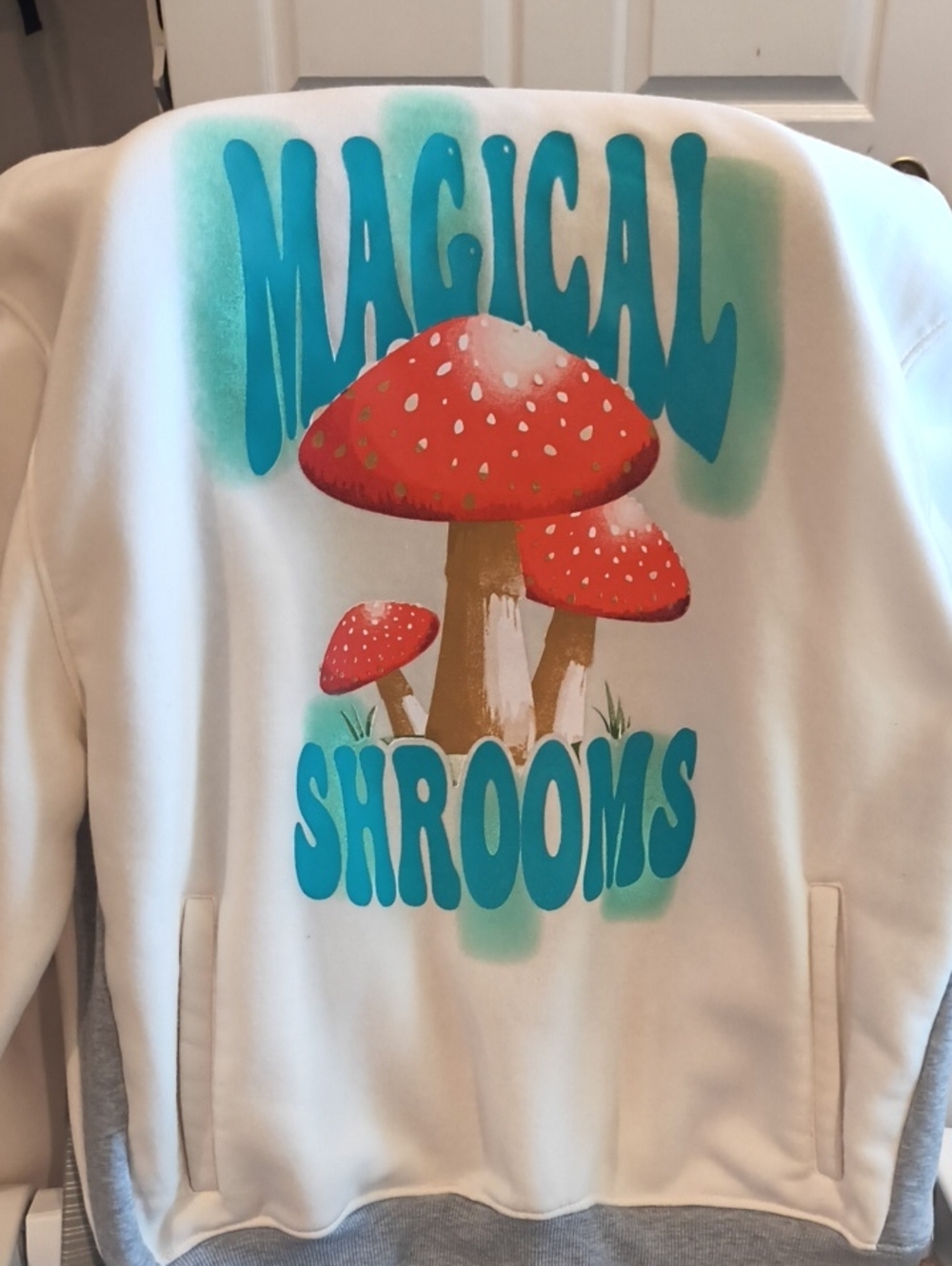 Genuine Shrooms Hoodie, Size Med.